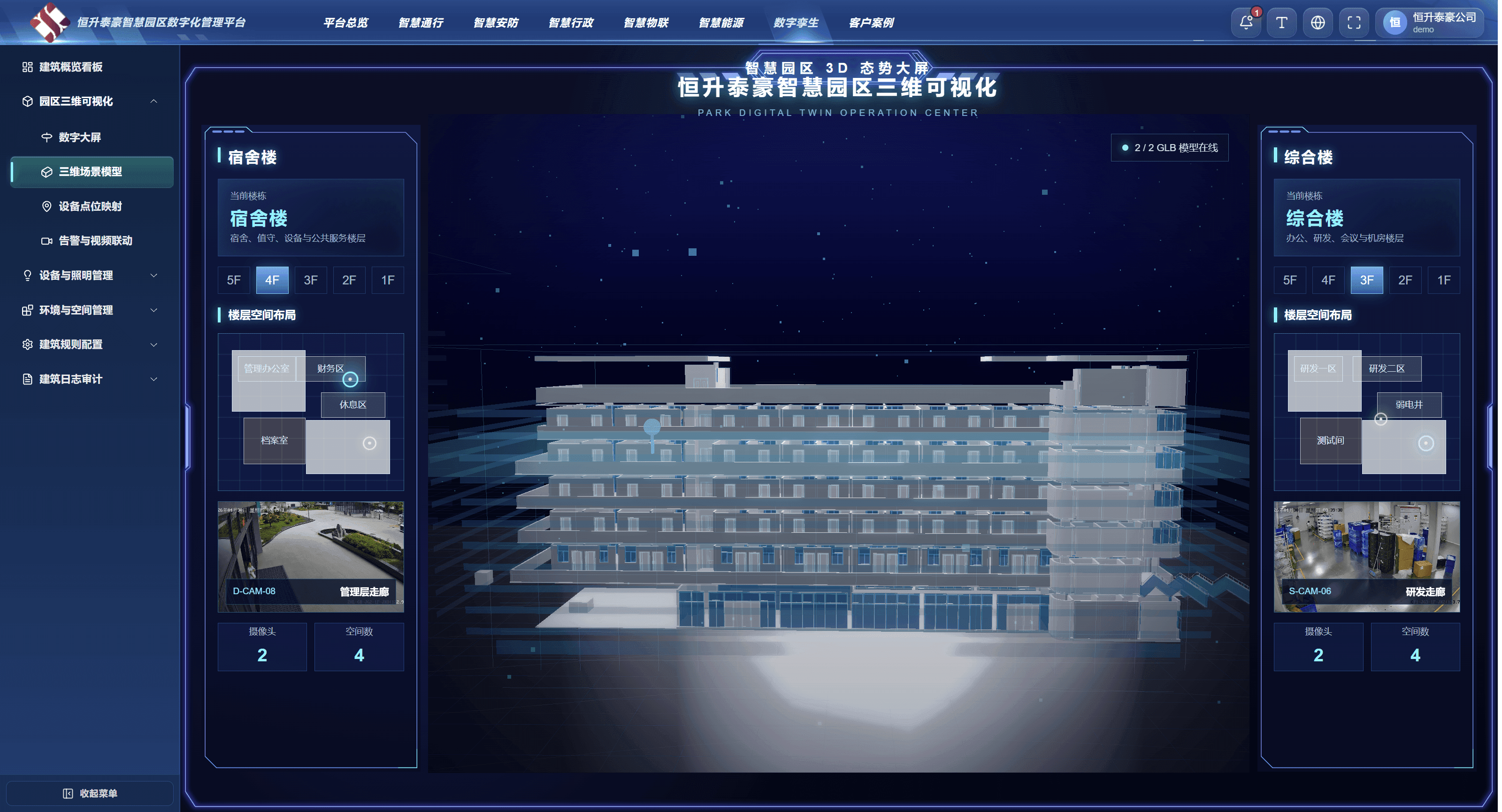 3D数字孪生场景